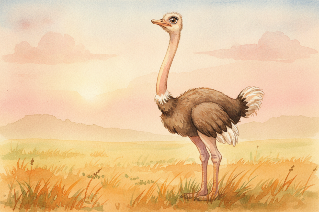 Picture a bird **taller than a grown adult**, with **legs like a sprinter and a neck like a periscope**. You'd think a b