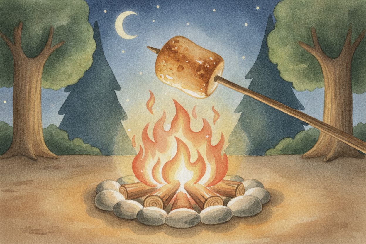 Next time you watch a campfire dance, ~~remember:~~ you're not really watching wood disappear. You're watching **trillio