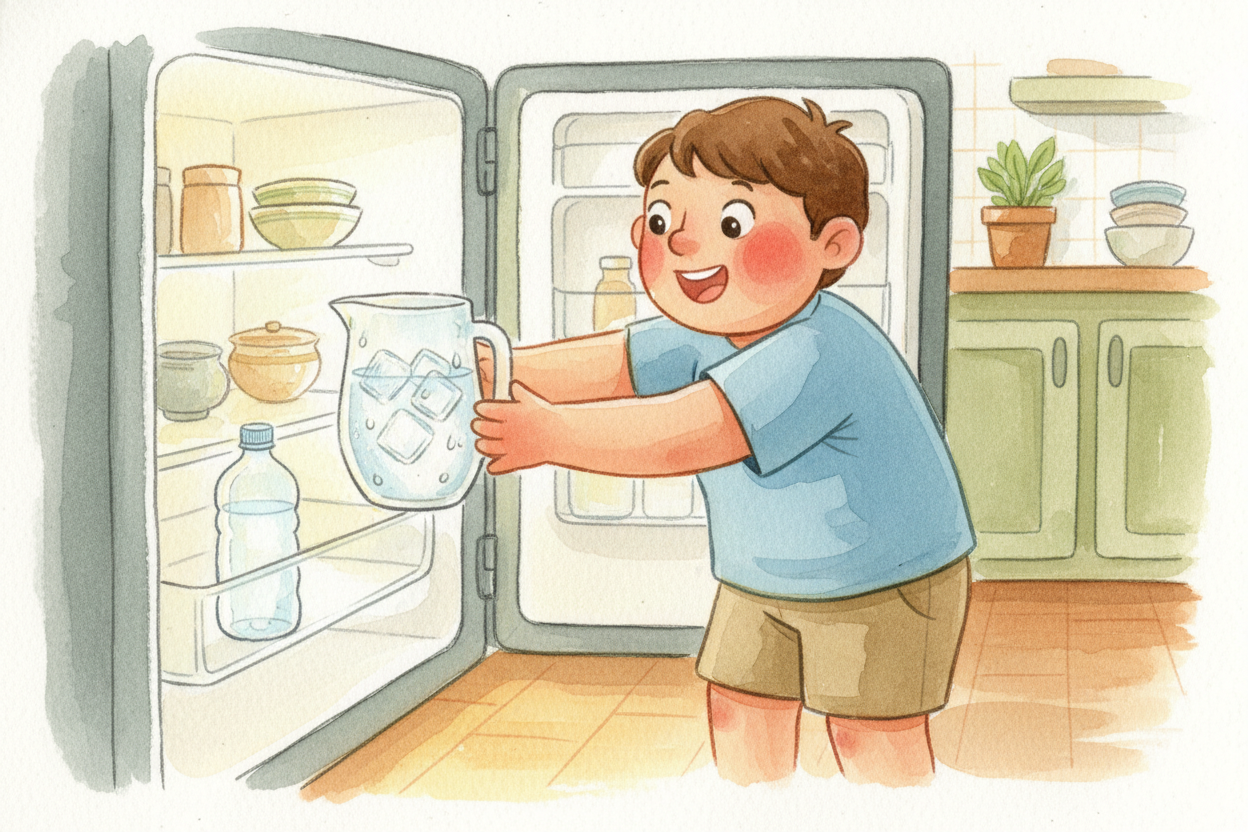 You stumble in from a long summer walk, throat dry, and head straight for the fridge. Room-temperature water? No thanks.