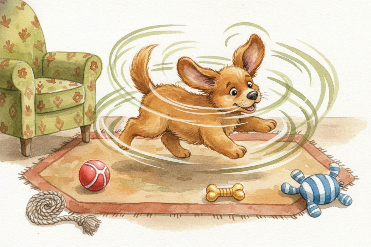 **Your brain is like a puppy that doesn't want bedtime**. It'll chase any interesting thought—*plans, memories, fears, t