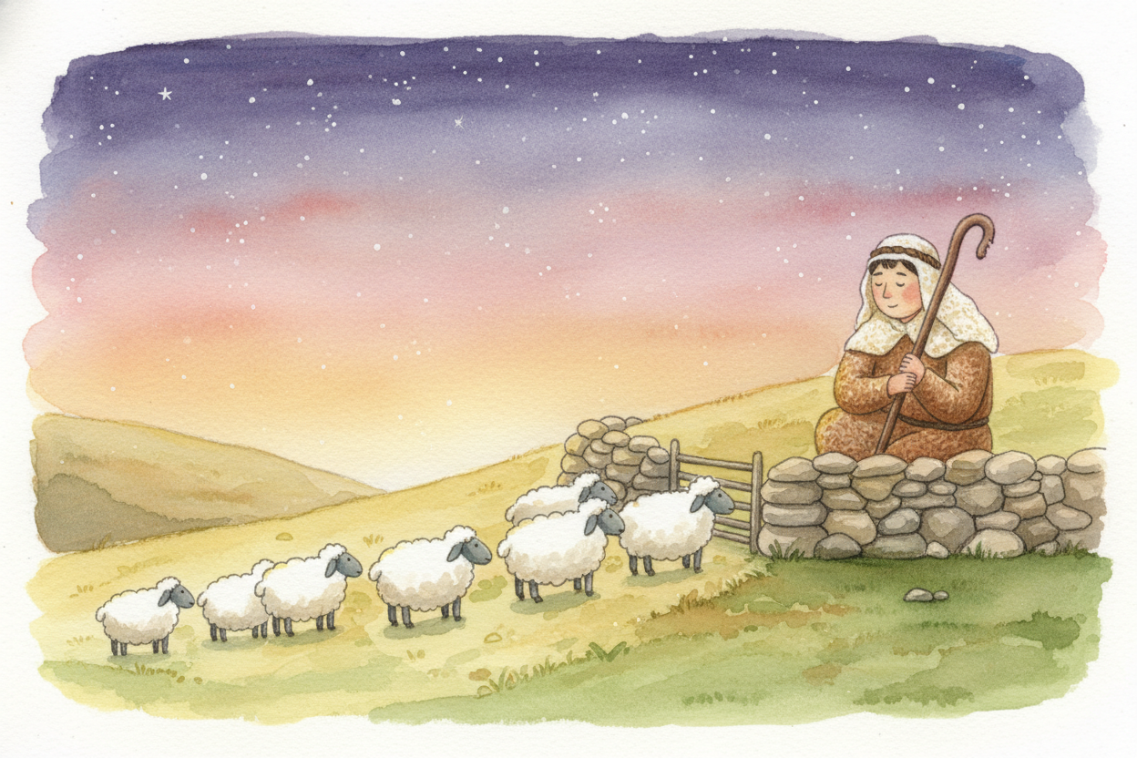 Why sheep specifically? Probably because shepherds in old ++England++ and ++Scotland++ actually counted their flocks at 