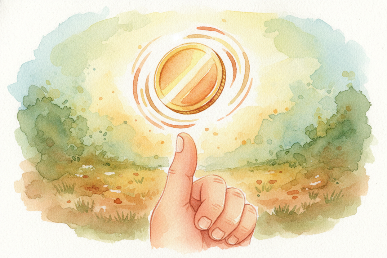 You flip a coin. It spins through the air, tumbling end over end, and lands — heads. Was that random? It felt random. ~~