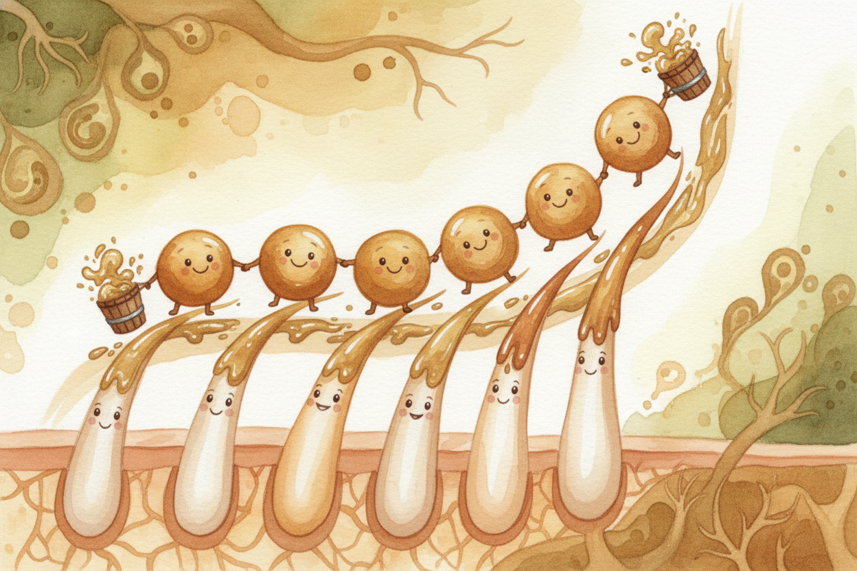 Your melanocytes have been working since **before you were born**. *Every single day*, they **churn out melanin** and in