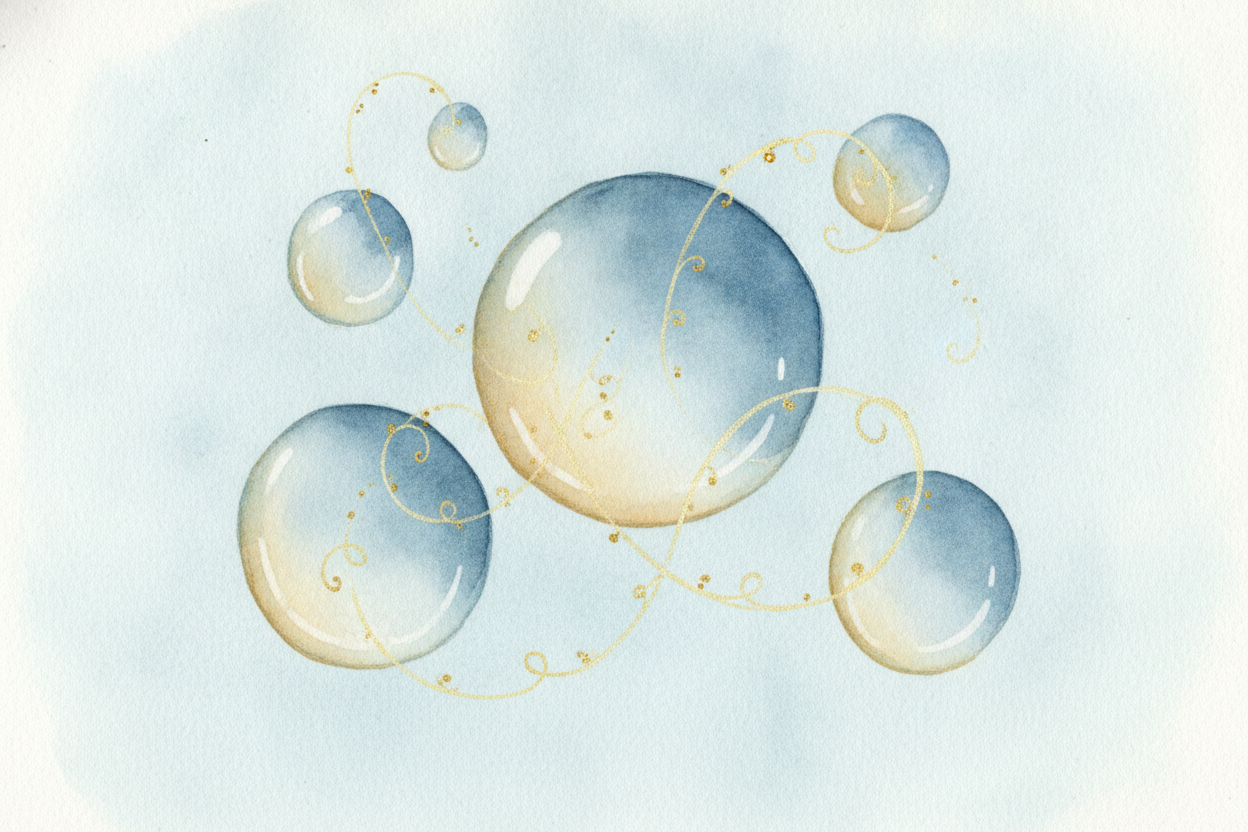 Everything wet is secretly playing a tug-of-war over tiny particles called ++hydrogen ions++ — think of them as **little