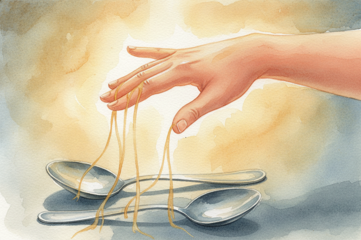 ~~Here's the secret:~~ **heat is always moving**. Right now, your hand is about *37 degrees* — body temperature, warm an
