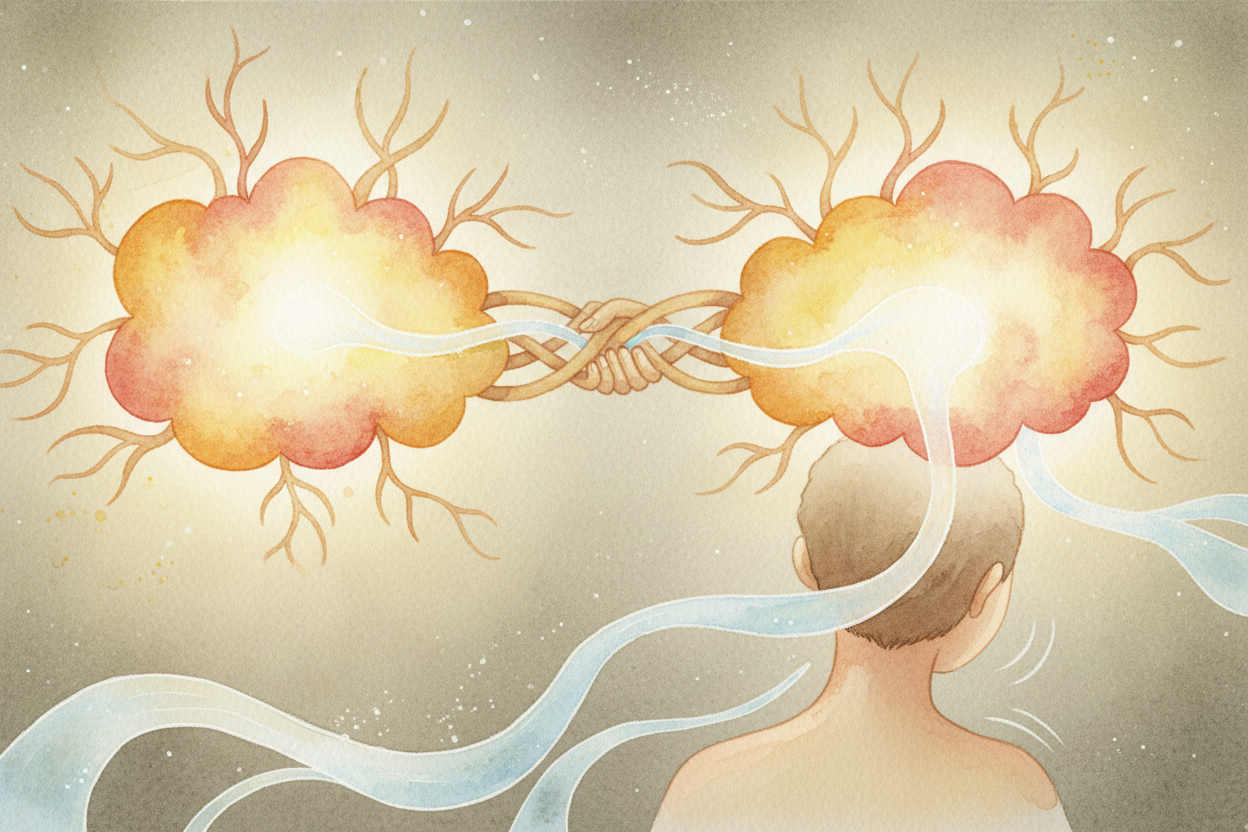 Another road connects to your ++motor cortex++, the part that controls movement. ~~Here's the magic:~~ your timing neuro