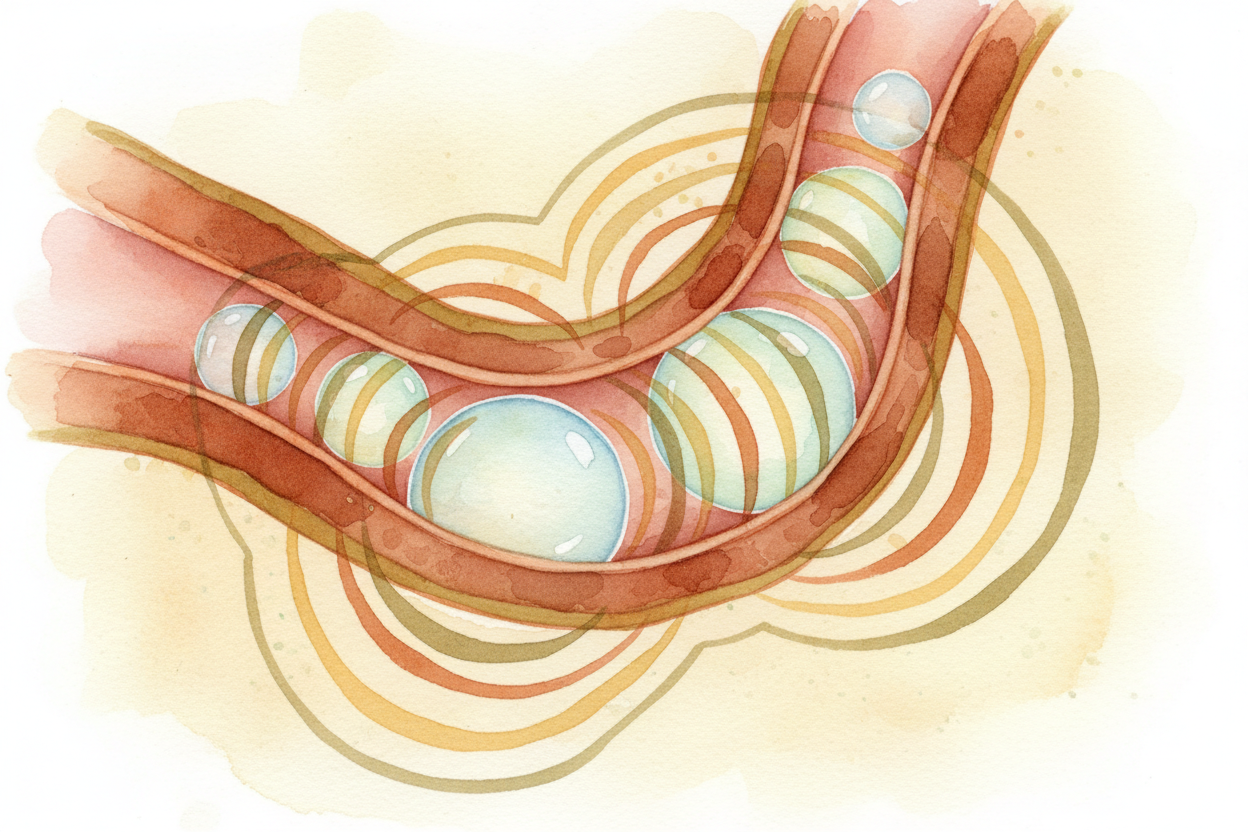 ~~And here's the thing~~ about air in a squeezing tube: it gets pushed around, **compressed**, and forced through tight 
