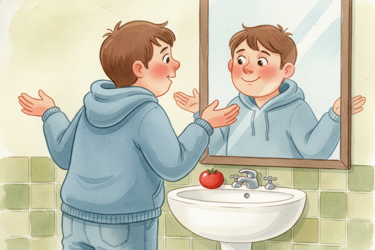 ~~So the next time~~ your face lights up **like a stoplight**, remember: you're not broken. _You're just a social creatu