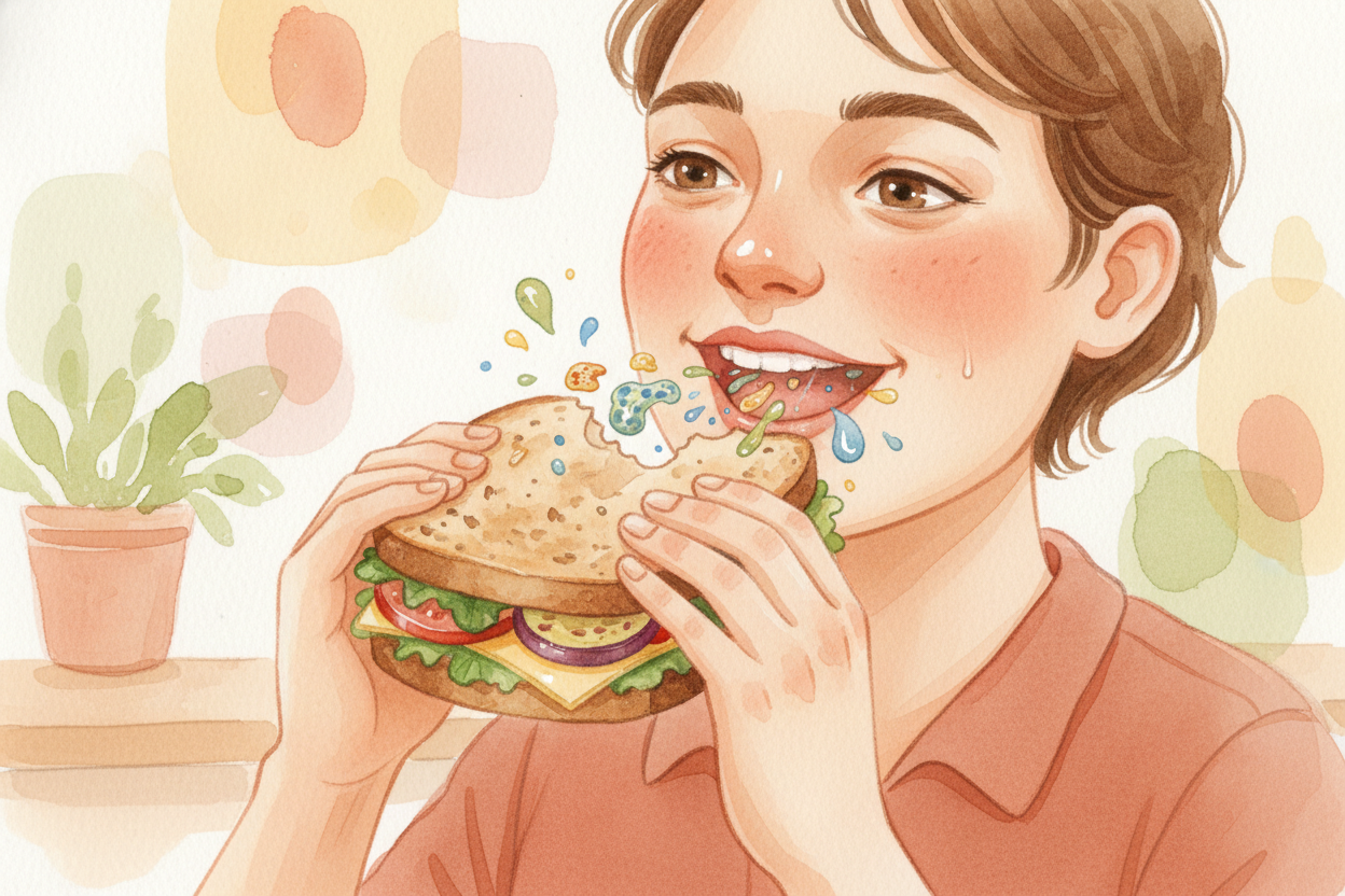 ~~So the next time~~ your mouth starts watering before you take a bite, don't fight it. That's your body being incredibl