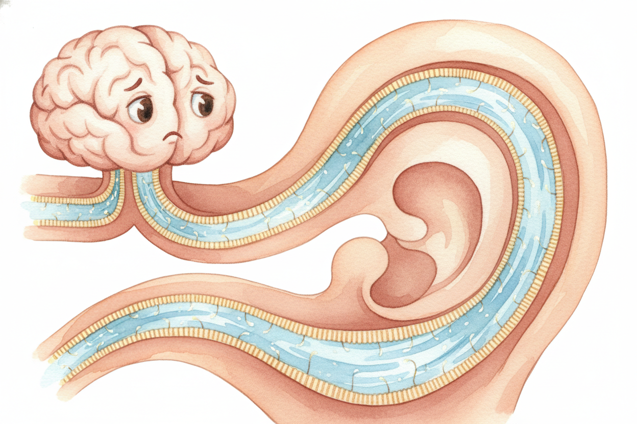 Inside your skull sits your brain's balance department: your ++inner ear++. It's filled with *fluid and tiny hairs that 