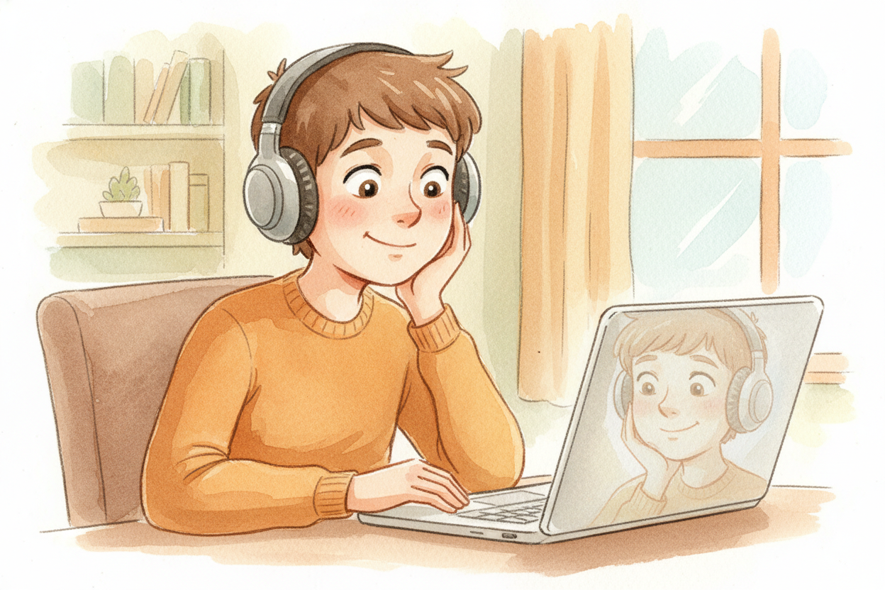 ~~The good news?~~ Everyone's voice sounds a little strange to themselves on playback — you're not alone in this *privat