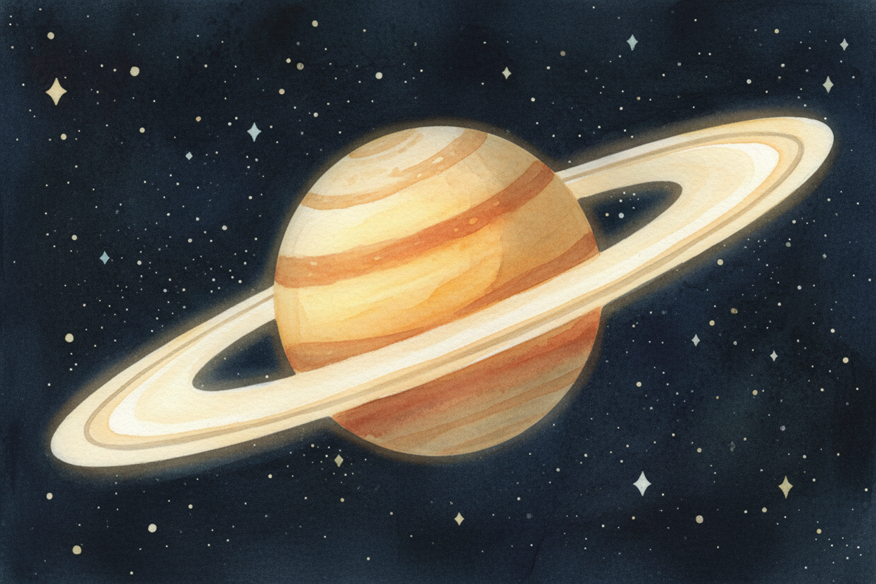 ++Saturn++ didn't wake up one morning and decide to wear rings like a fancy hat. Those rings have been spinning around t