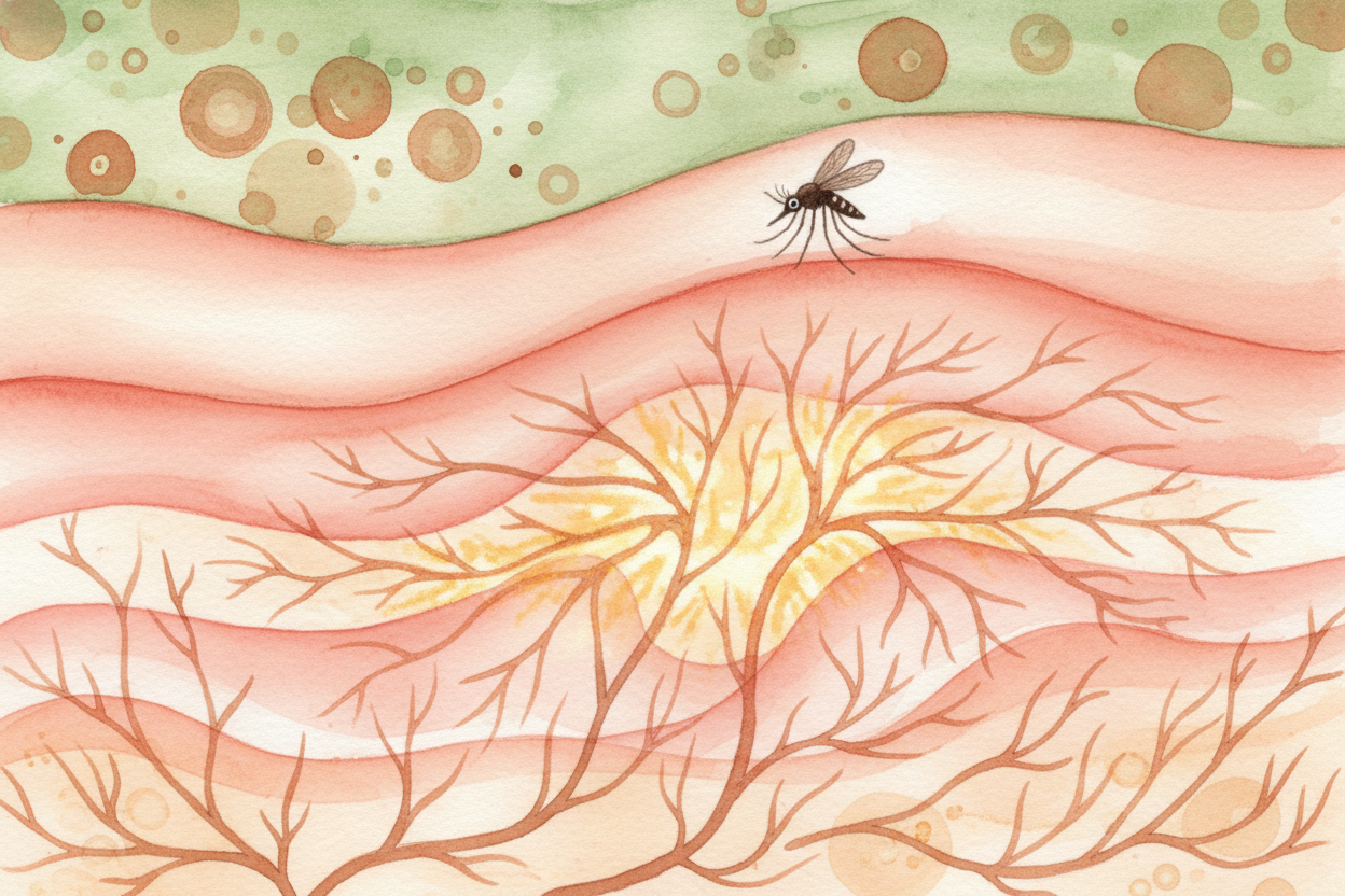 It starts with your skin, which is covered in **millions of tiny nerve endings** like an invisible web. Some of these ne