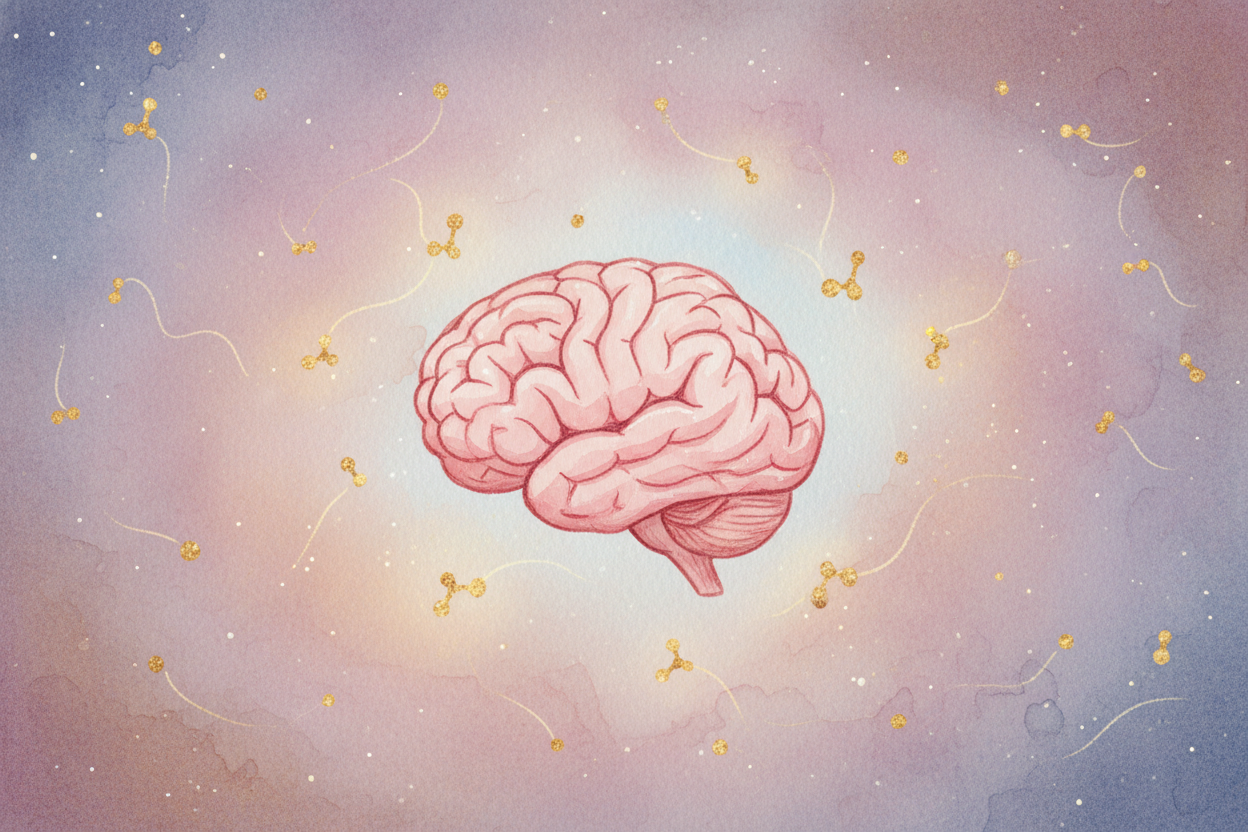 But that's not the only reason scratching feels good. Your brain also releases tiny chemicals called ++endorphins++—your