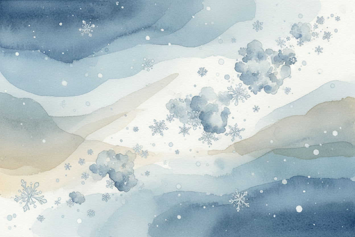 ~~Now comes the journey down.~~ If those ice crystals fall through air that stays below freezing all the way to the grou