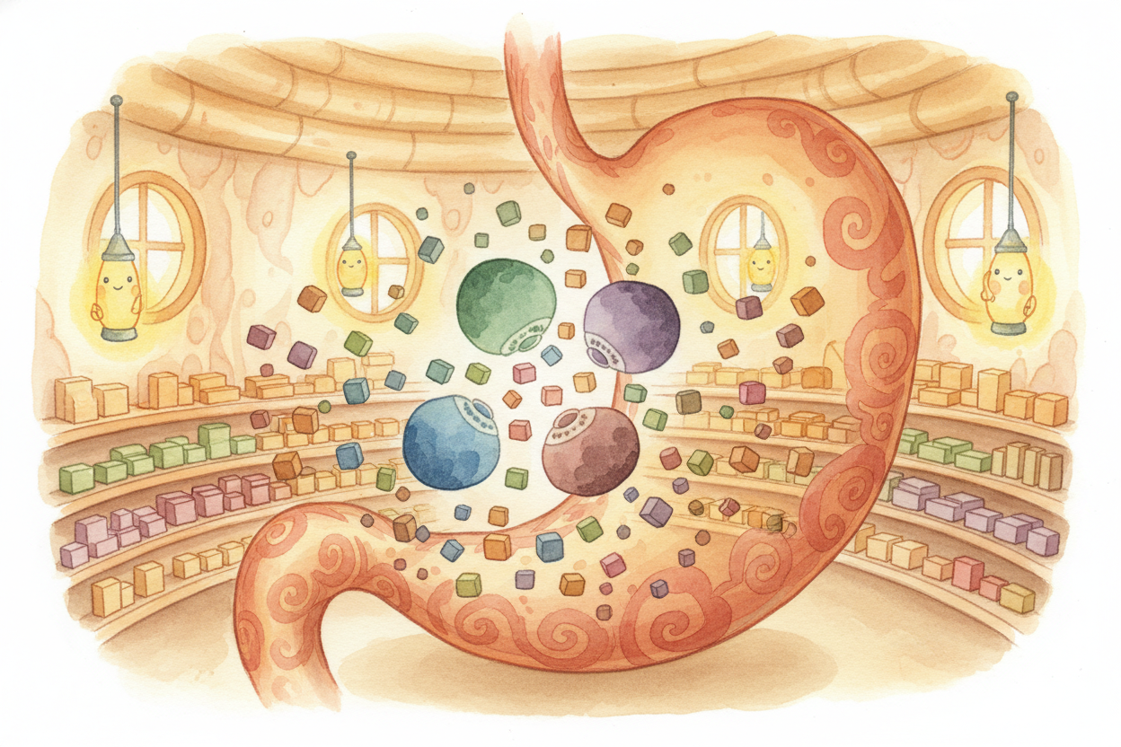 Start with the obvious truth: **your body is made of stuff**. Bones, blood, muscles, skin — all of it is built from mate