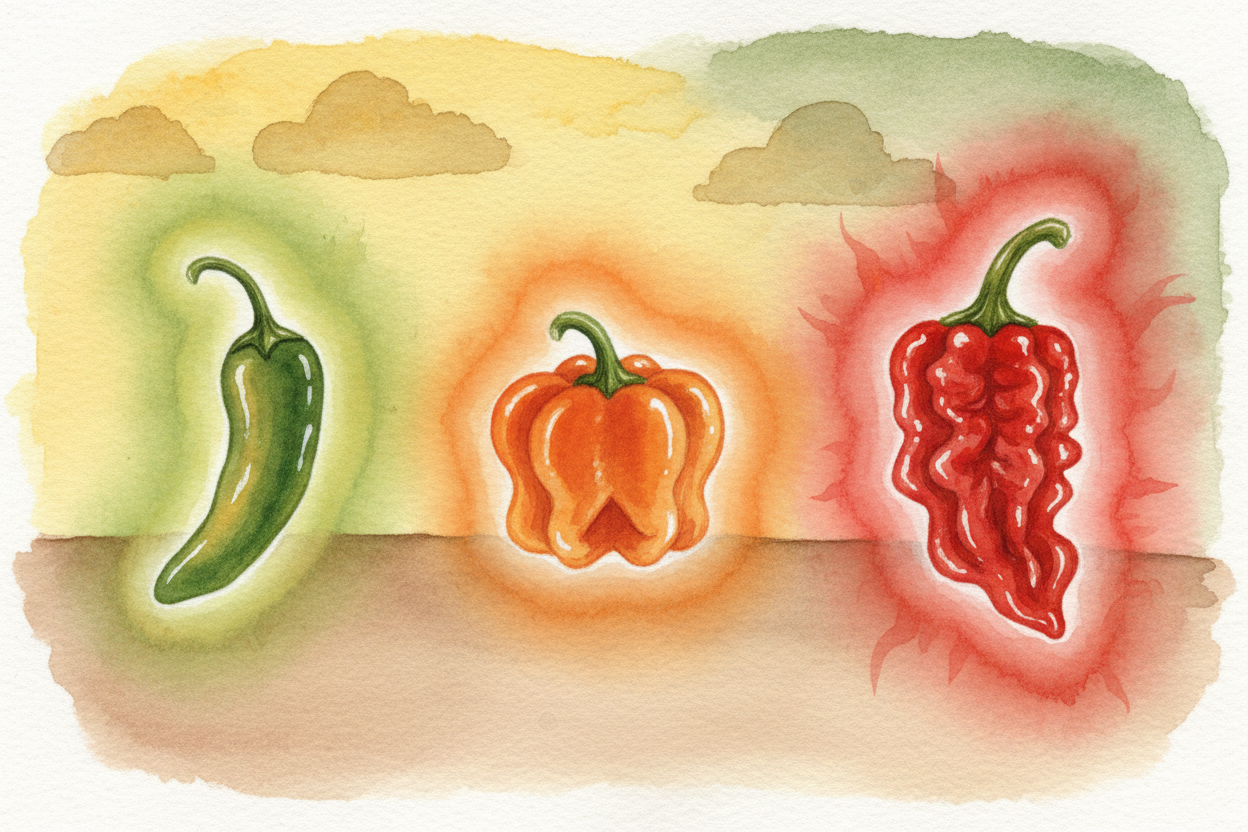Meanwhile, the more capsaicin you eat, the more receptors get activated. A mild jalapeño tickles a few sensors. A habane