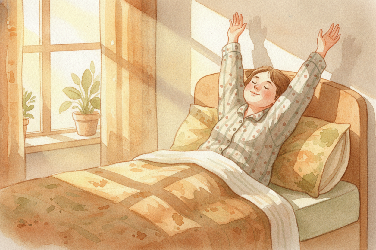 You wake up. Your arms reach for the ceiling. Your back arches. Your toes point. And for a few glorious seconds, your wh