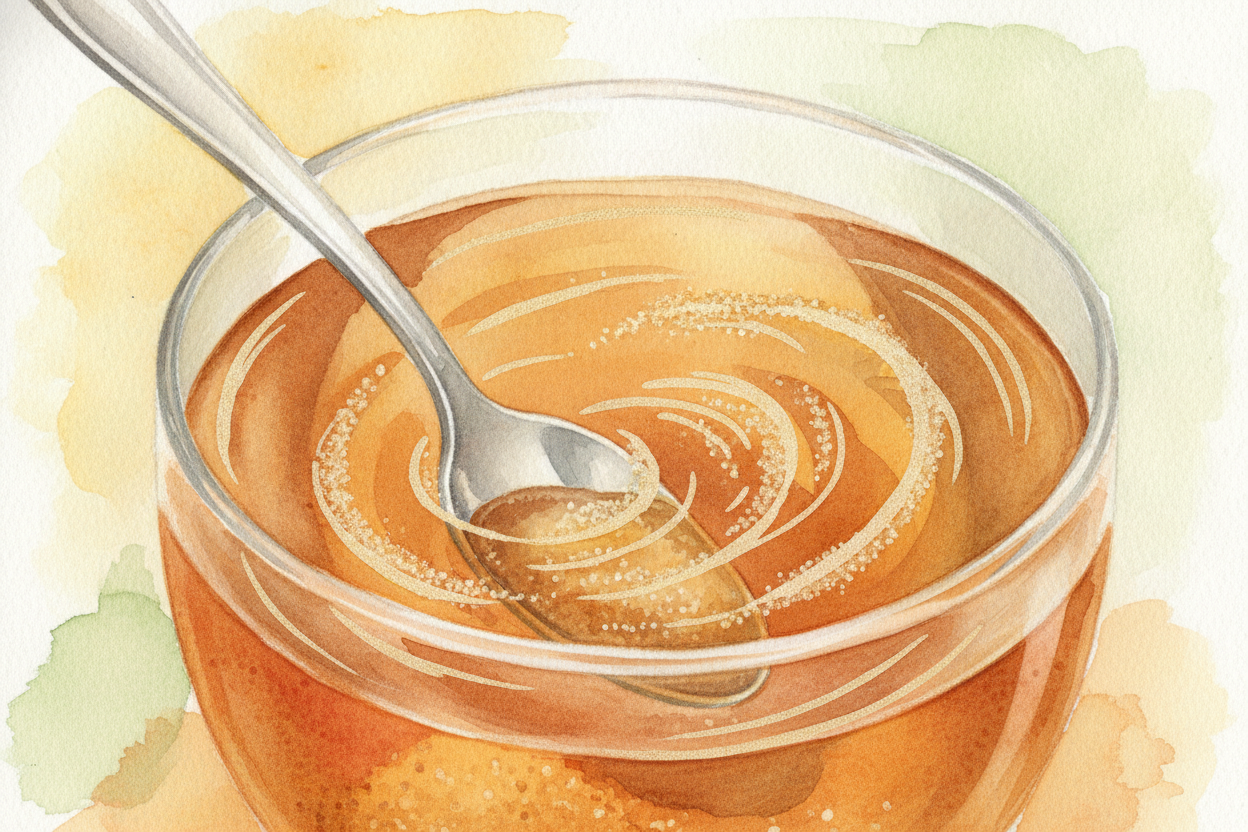 And your stirring? That's you being a **helpful giant**. Stirring *sweeps fresh water against the crystal* and hurries t