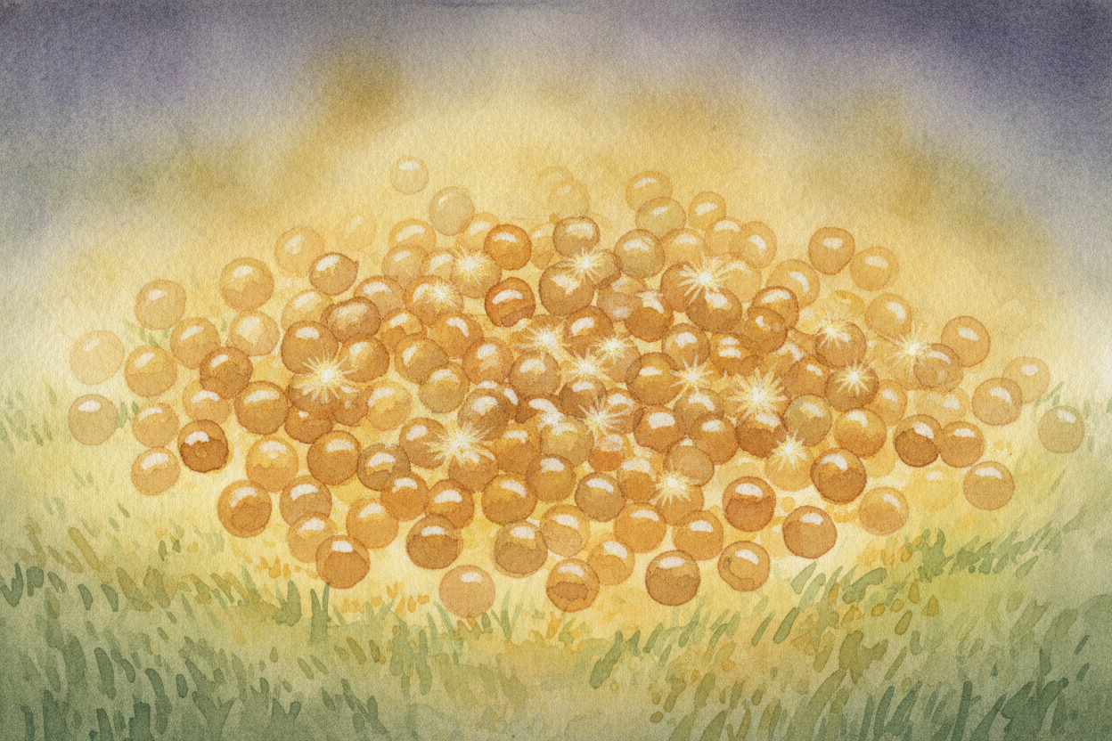 Those tiny air bits are called ++molecules++ — think of them as **billions of bouncy invisible marbles**. Near the groun
