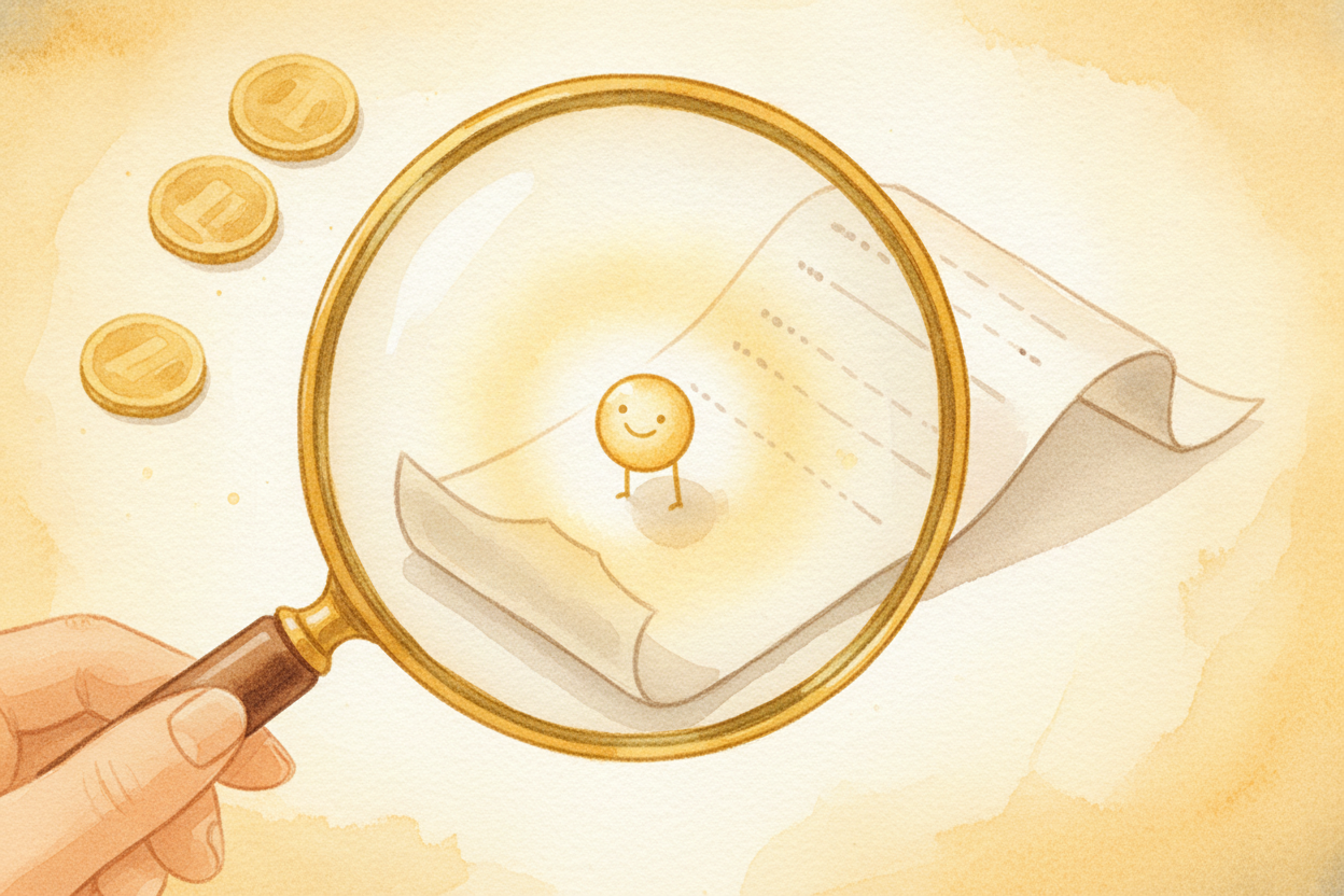 ~~So next time you spot that little dot on a receipt, give it a nod.~~ It looks like nothing — _a crumb, a freckle, a fu