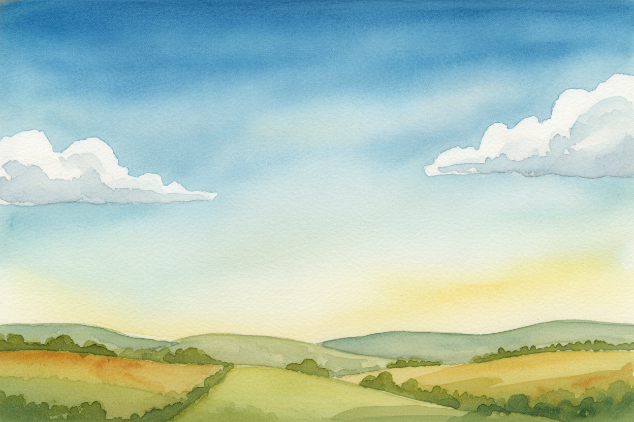 ~~Look up on a clear afternoon~~, and there it is — a great blue ceiling, stretched from one edge of the world to the ot