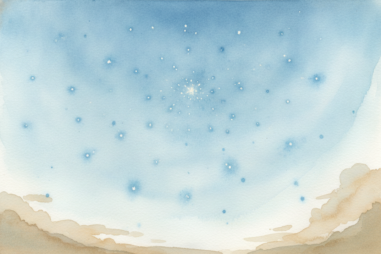 Because blue waves are **short and quick**, they get ~~knocked sideways~~ the most. They *scatter all over the sky*, bou