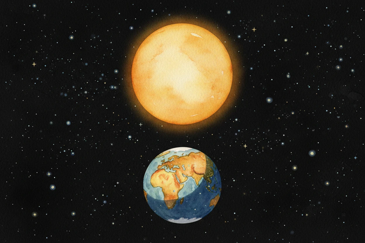 Why does the sun rise and set?