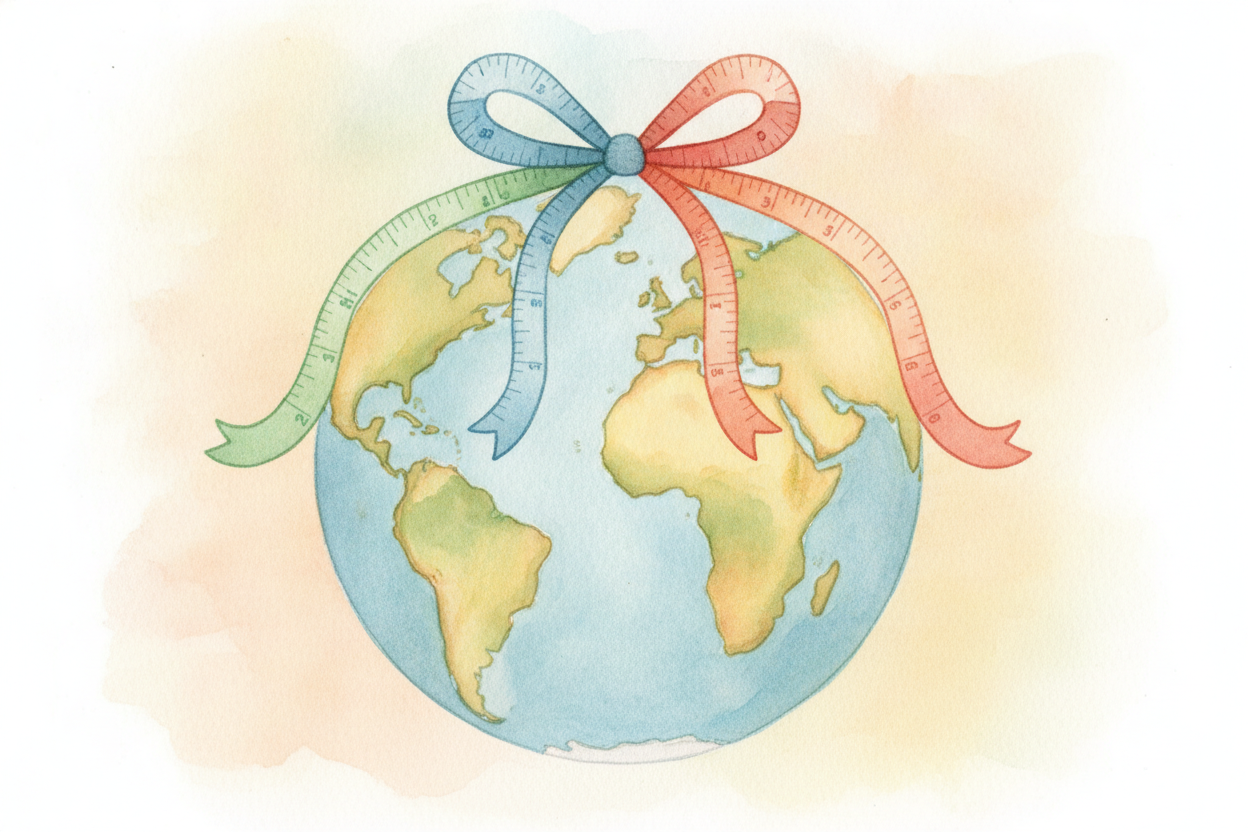 Maybe someday the whole planet will agree on one ruler. Until then, we get along the way good neighbors always have — by