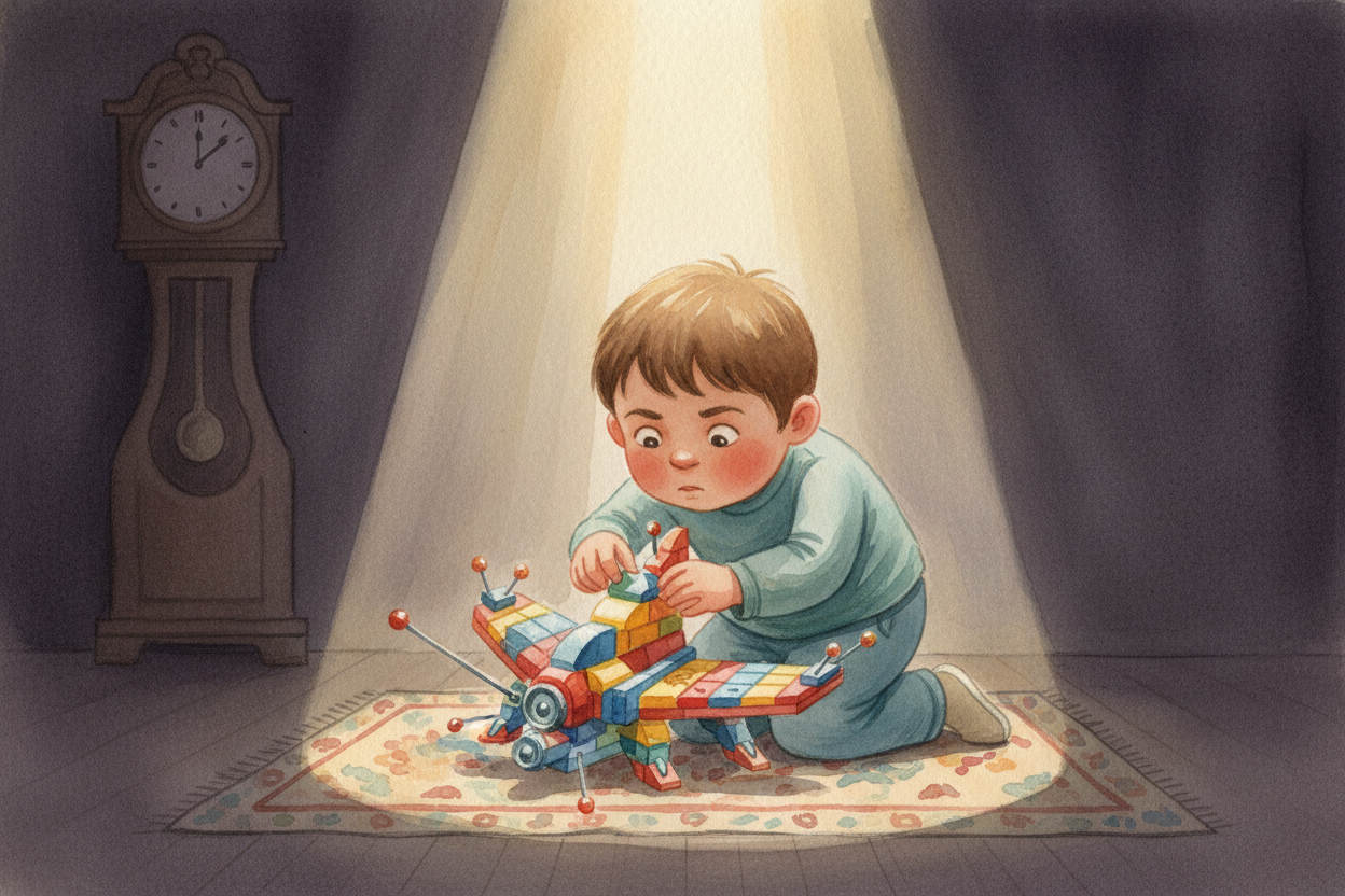 There's also attention. Your brain has a **spotlight** it can shine on only one thing at a time. When you're engrossed i