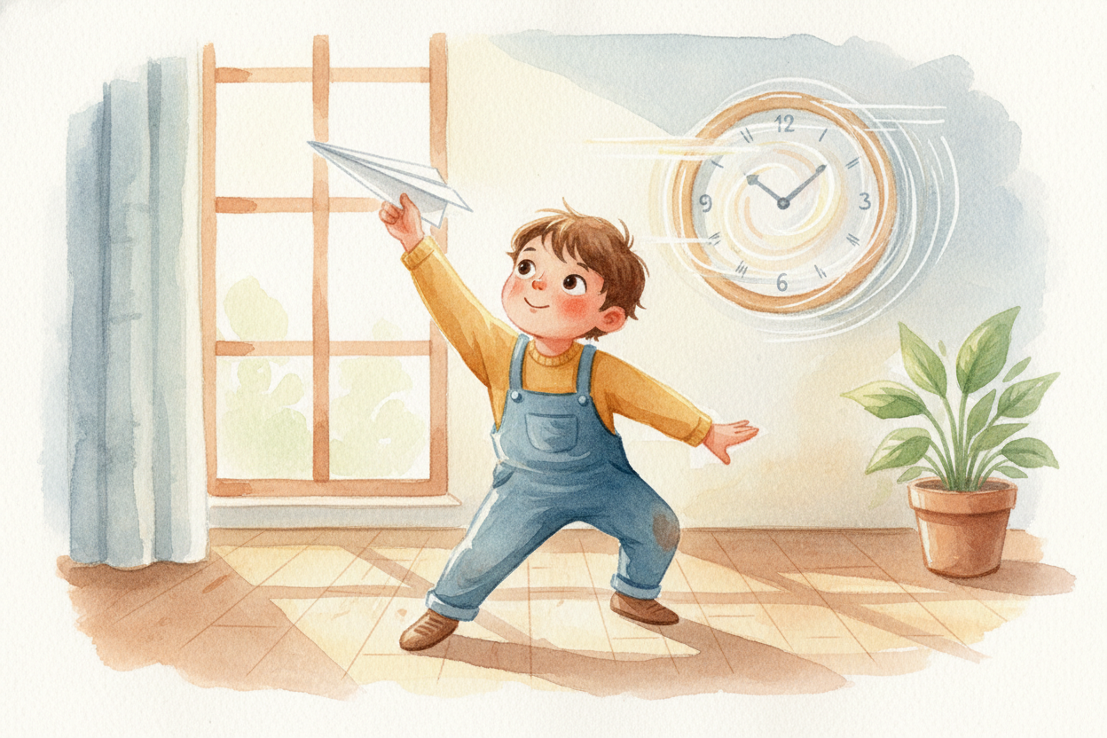 So time doesn't actually speed up or slow down — ~~you do~~. _Your brain is a storyteller_, and it tells the story of ti