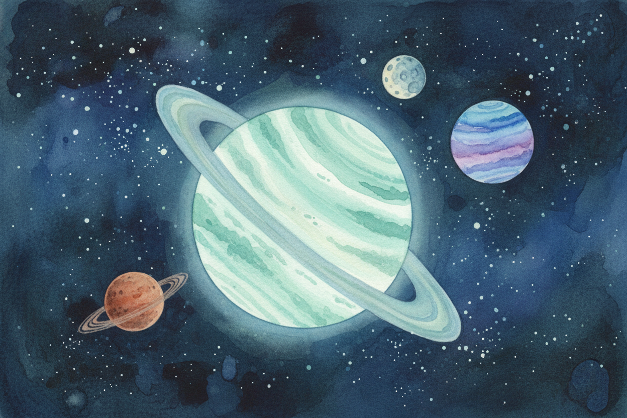 Most planets spin like spinning tops, twirling neatly upright as they loop around the Sun. Then there's ++Uranus++, the 