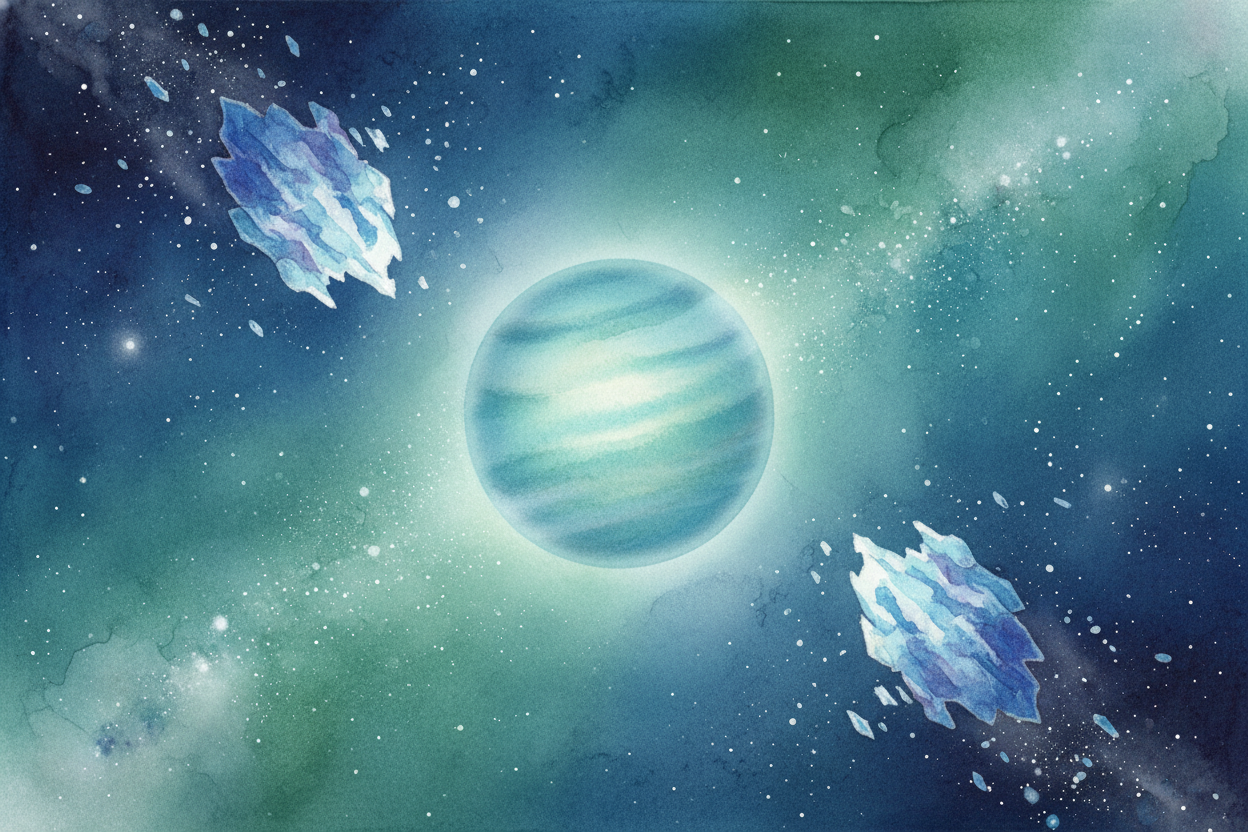 But scientists are careful people, and ~~one giant whack~~ has a small problem. A single hit might have left Uranus spin