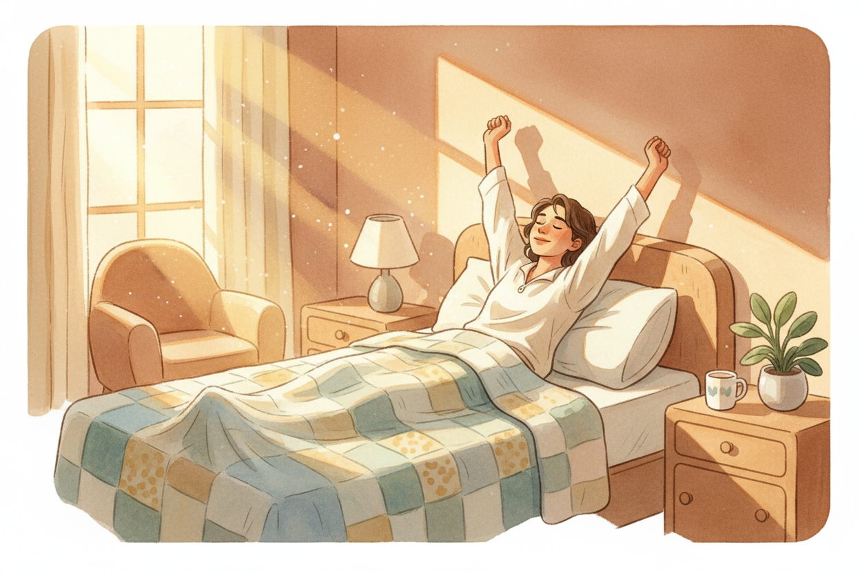 You wake up after a full night's sleep and something feels *different*. Your muscles aren't sore. Your head is clear. Yo