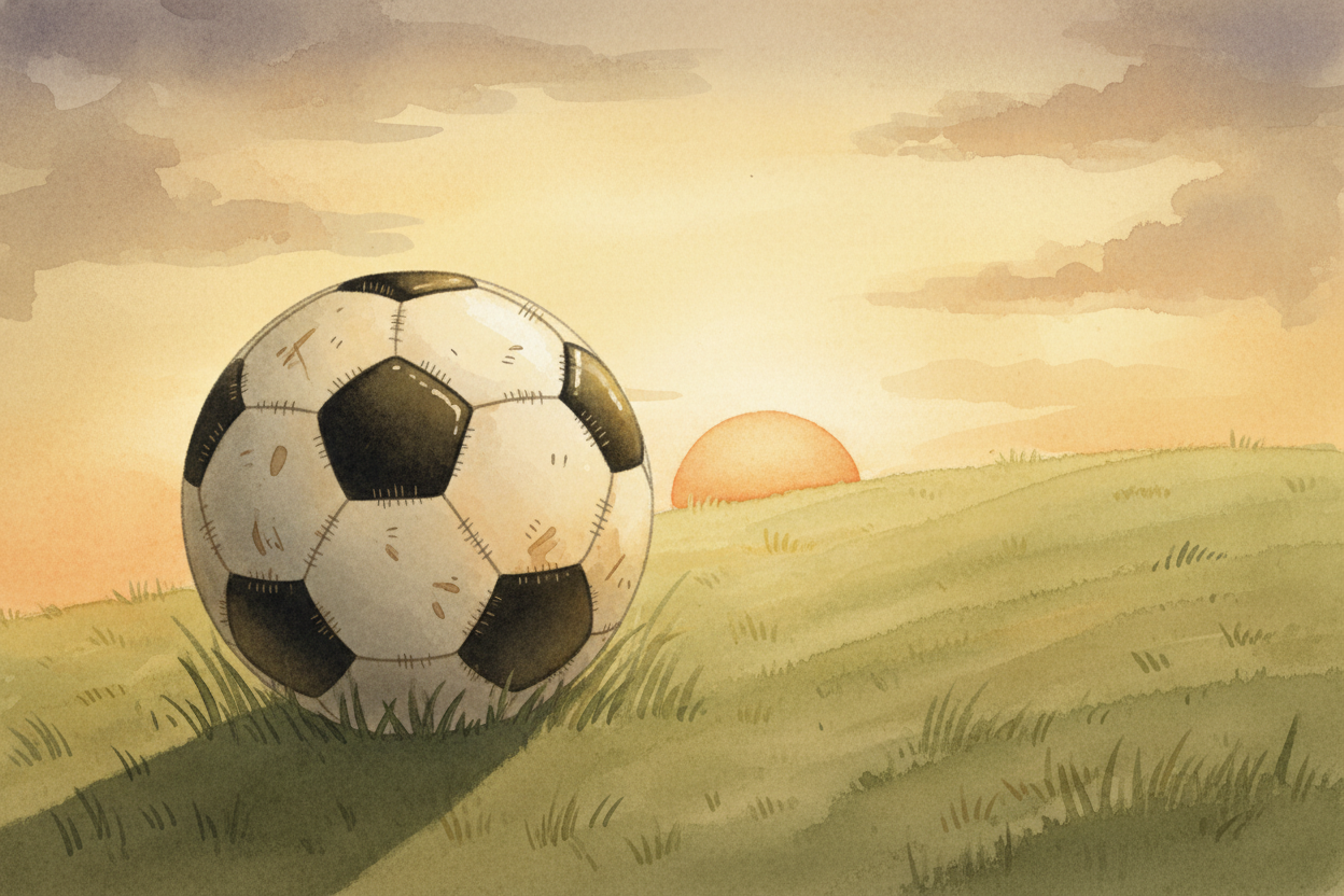 ~~So next time you're on the field~~, give that patchy ball a little nod. It's a sphere that **started as flat shapes**,