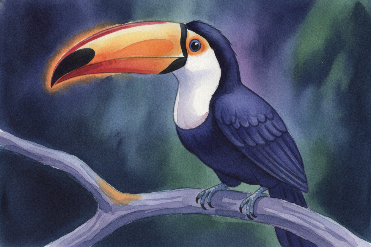 So a huge beak that **weighs almost nothing** — clever. ~~But scientists noticed something even stranger~~ when they poi