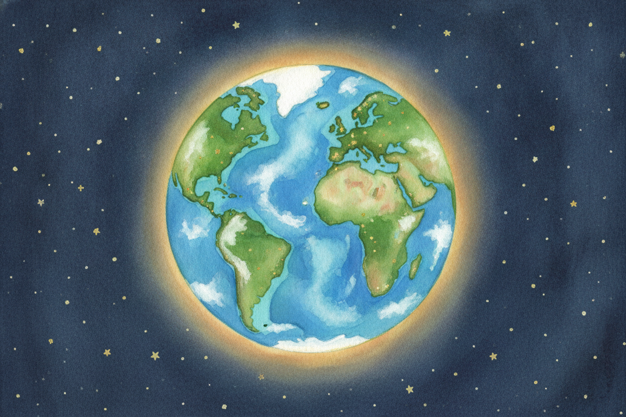~~So tonight,~~ when you look up at all those *quiet, empty worlds*, remember the **loud, living, splashing, buzzing** o