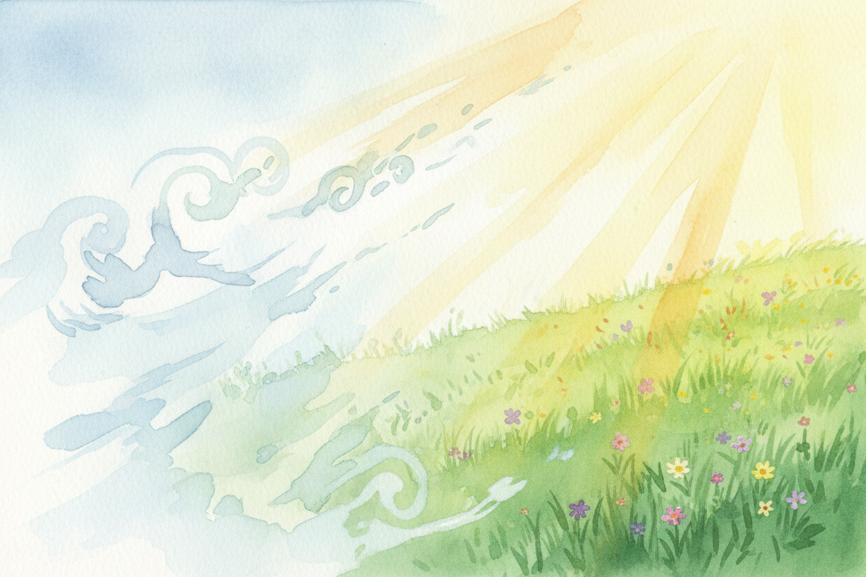 So ~~fog IS a cloud~~, just born at ground level instead of in the sky. It's a cloud that _got cold feet and never left 