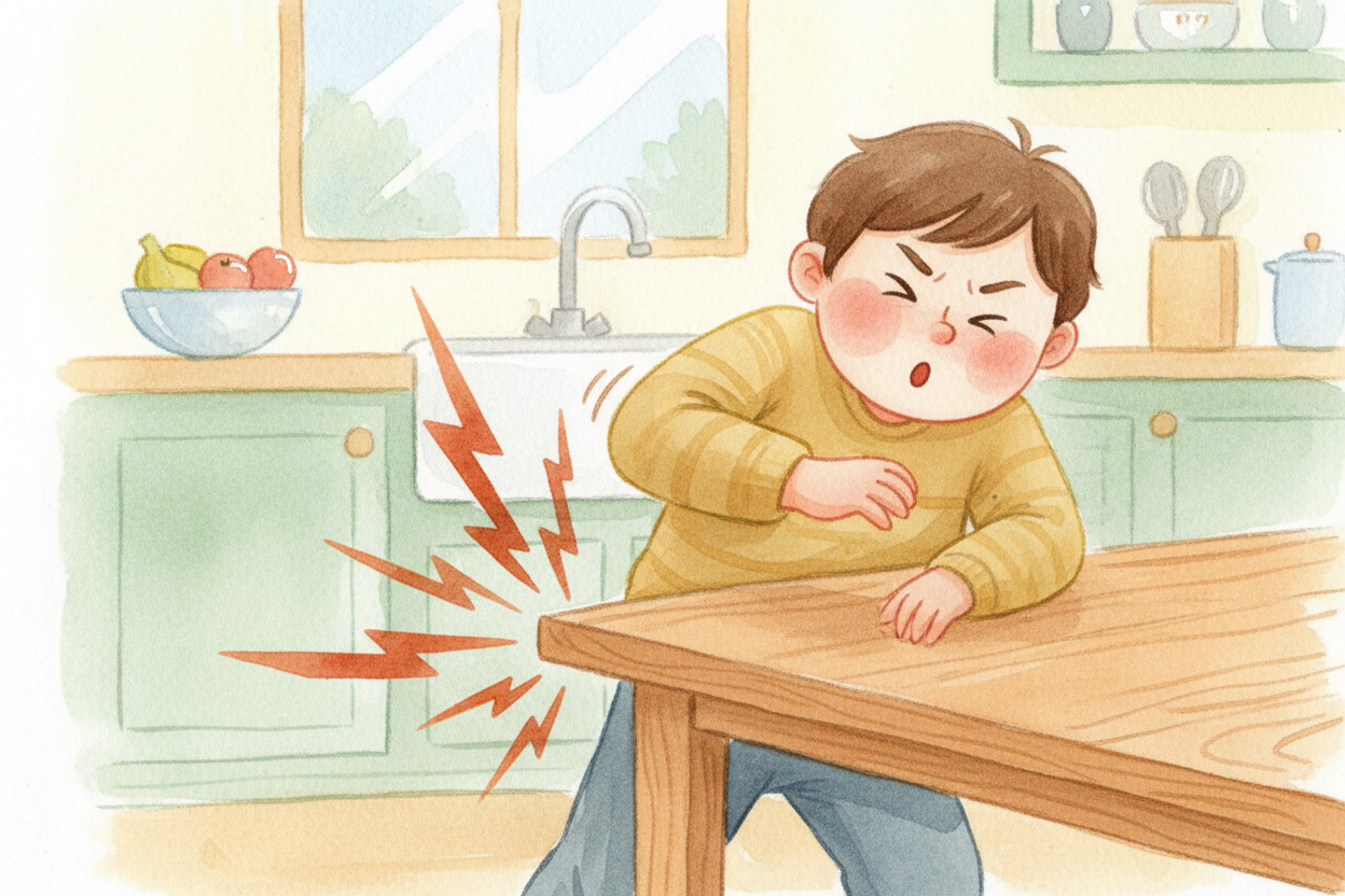 You bump your elbow on a table corner and — ~~ZAP!~~ A weird tingly shock shoots down your arm. Everyone calls it your "
