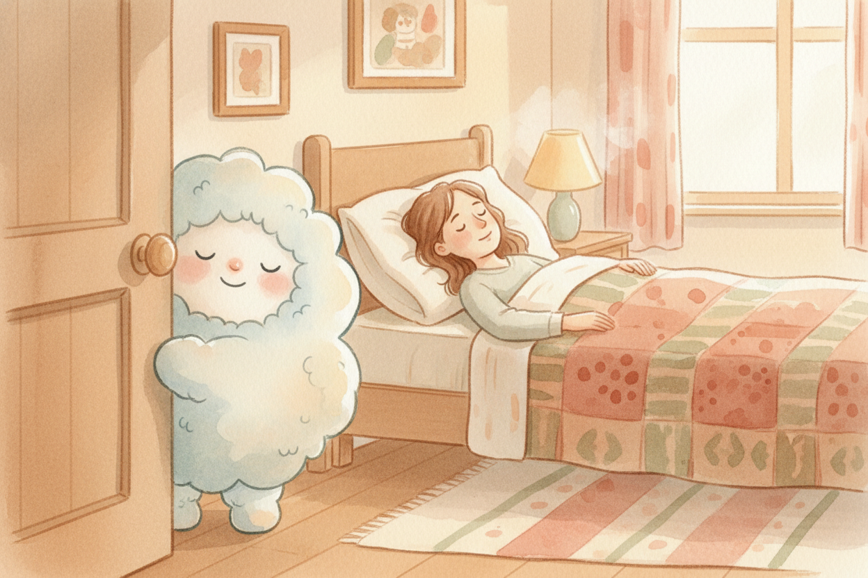 **Sleep is shy**. It only shows up when you're not looking. ~~The harder you chase it, the faster it runs.~~ But when yo