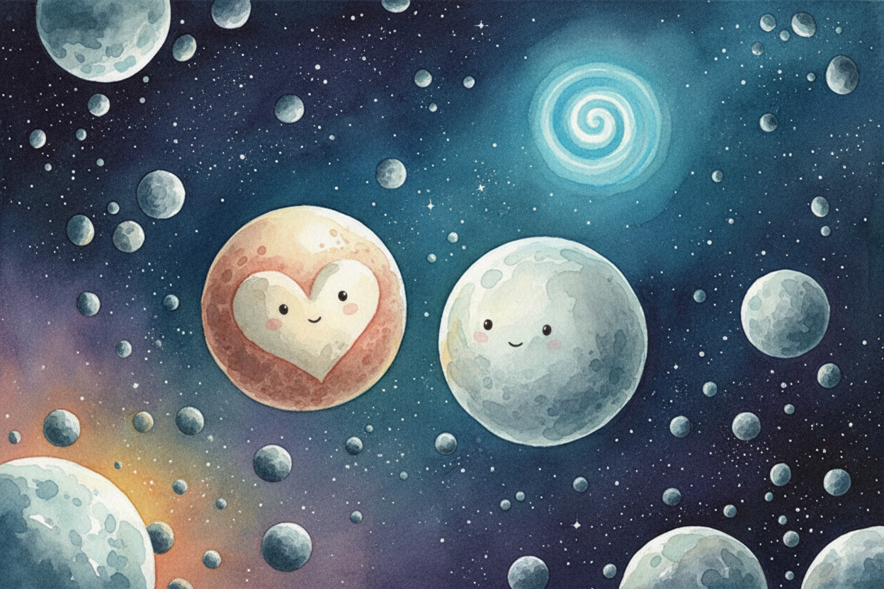 The trouble started when astronomers found more ice worlds out past Neptune, in a region called the ++Kuiper Belt++. Som