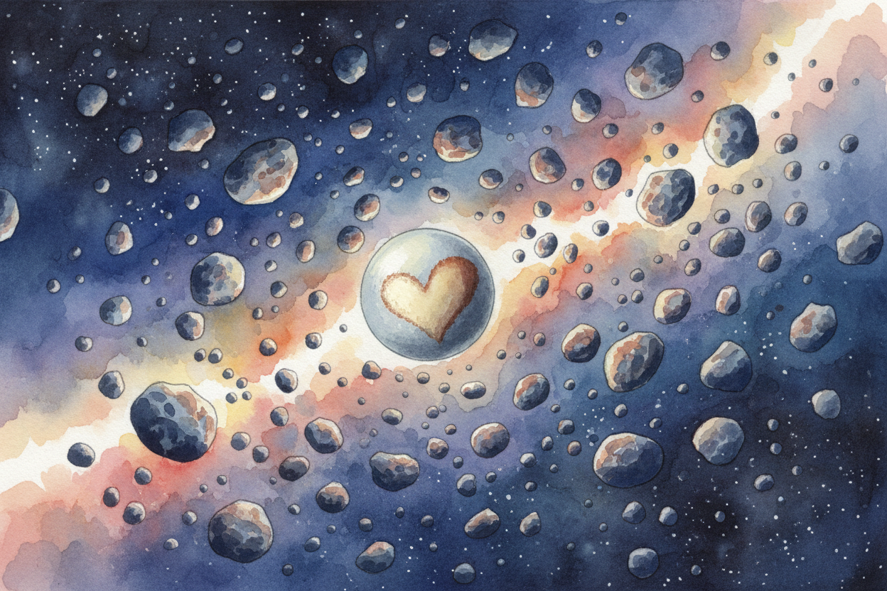 ++Pluto++? Not so much. It shares the ++Kuiper Belt++ with thousands of icy neighbors, drifting through the crowd **like