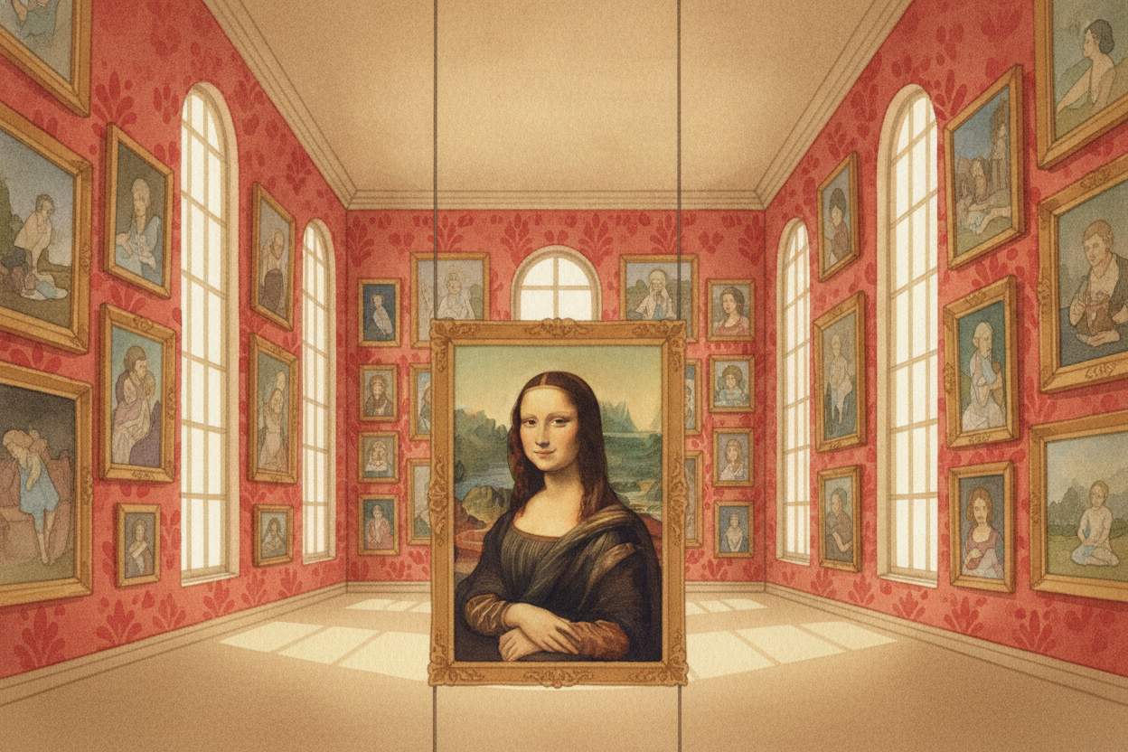 For a long time, though, she was just one admired painting among many — known to artists, not to the whole world. She en