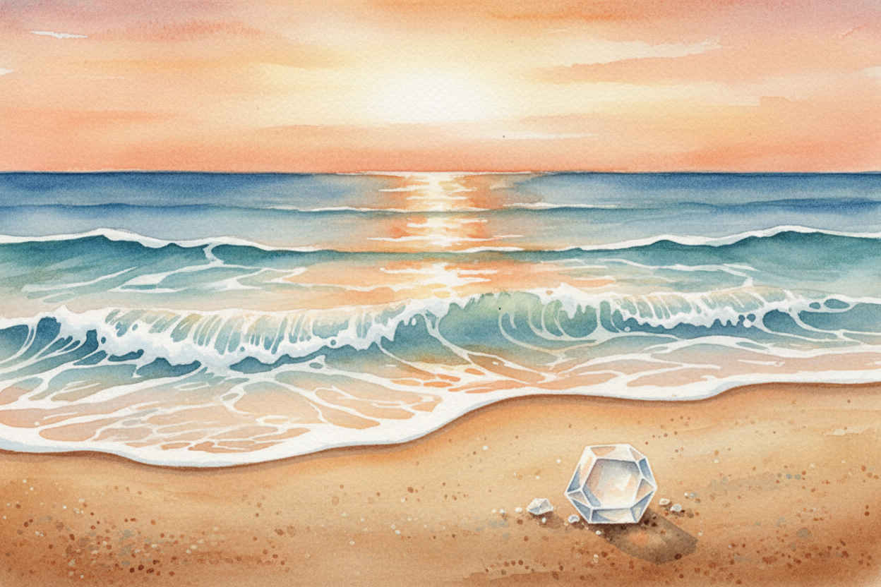So the next time a wave surprises you with that sharp taste, remember: you're tasting ~~three billion years~~ of rain an