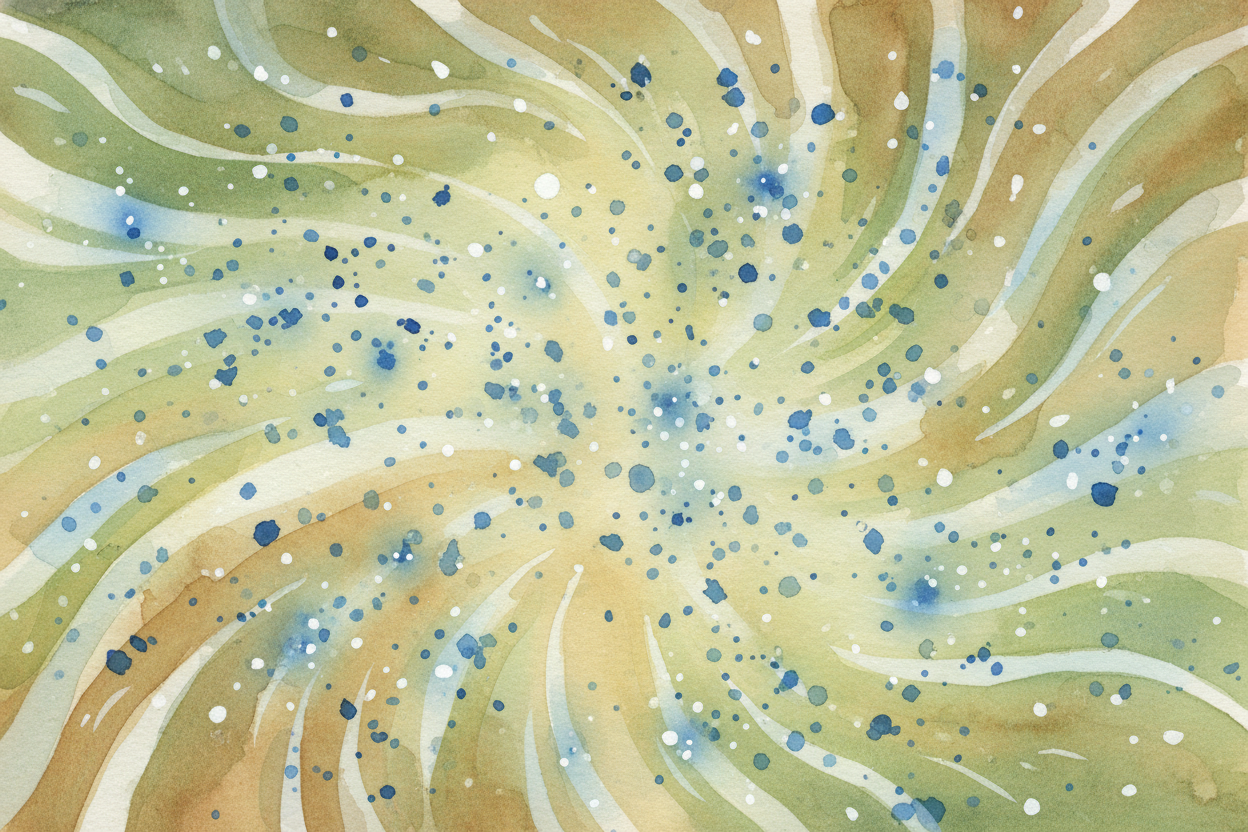 When that mixed-up sunlight hits the ocean, **something clever happens**. Water molecules — the tiny building blocks of 