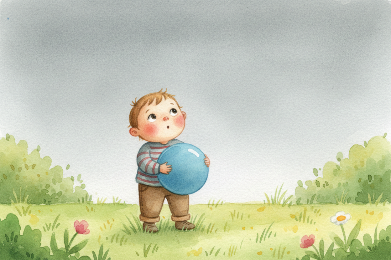You look up, and instead of blue, the sky is gray — flat, soft, like someone pulled a blanket over the world. ~~What hap
