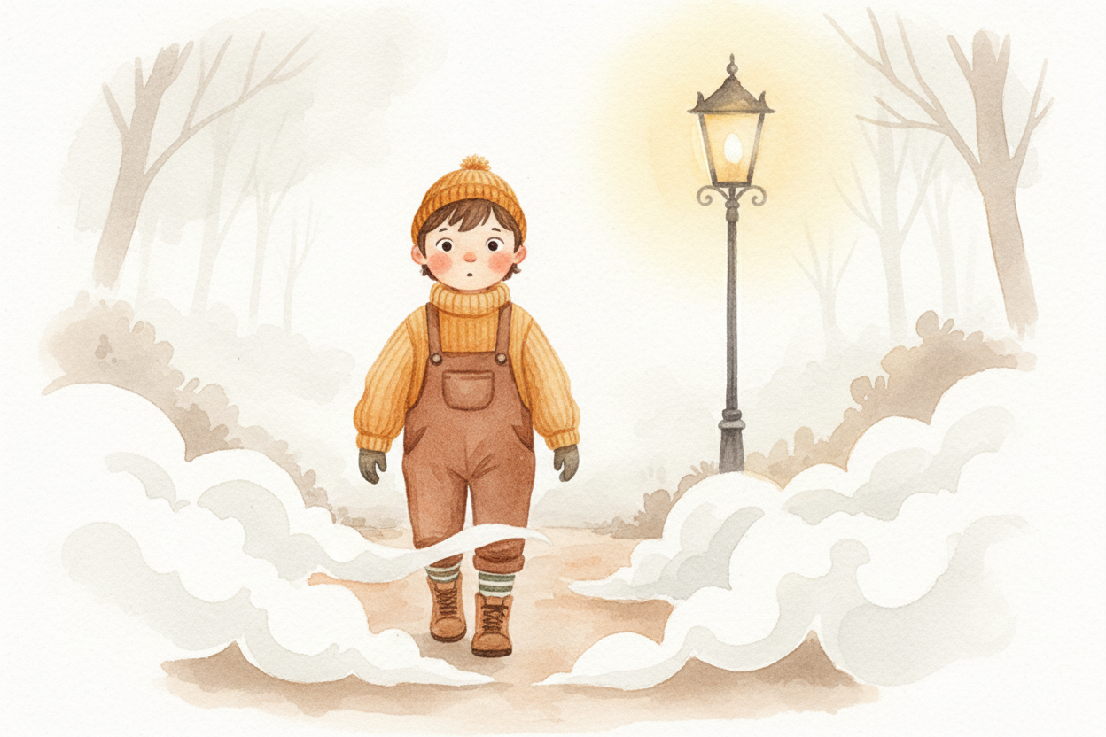 Sometimes the clouds are so thick and low that they actually touch the ground. We call that ++fog++. ~~You're walking th