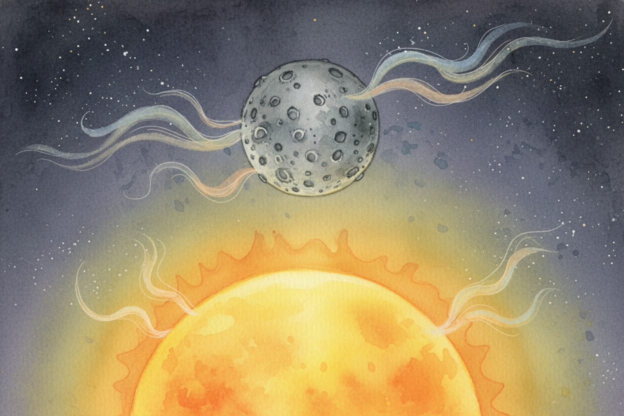 ~~Here's the thing~~ about being close to the Sun. ++Mercury++ soaks up loads of sunlight, sure. But Mercury is also alm