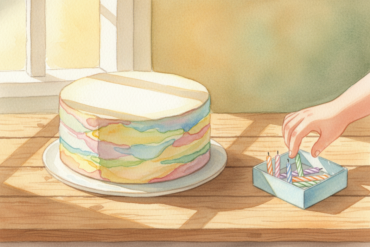 Imagine you're counting your birthday candles. One, two, three, four, five. Easy! ~~But what if there are no candles yet