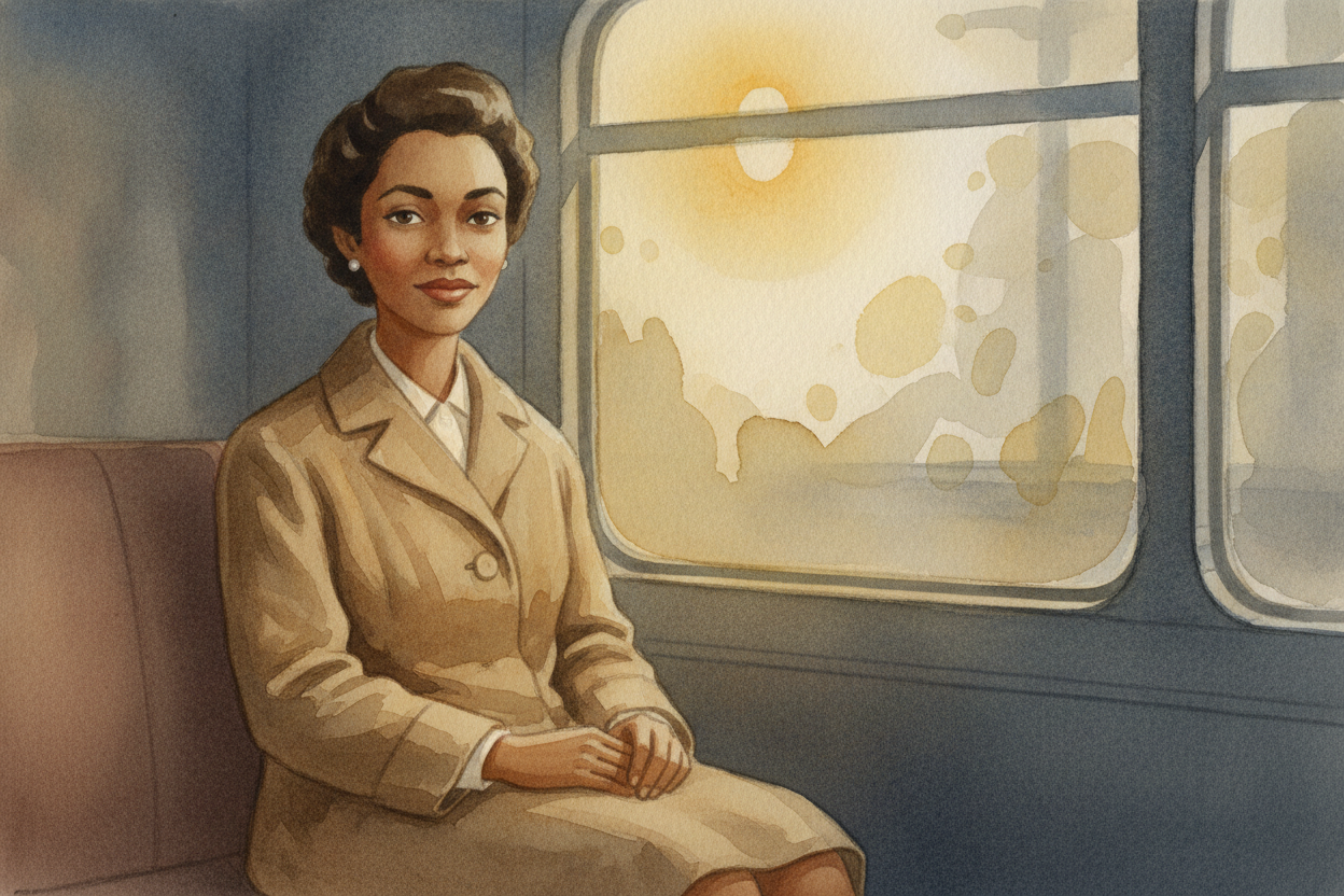 One December evening in 1955, in Montgomery, Alabama, a woman named ++Rosa Parks++ finished her workday and climbed onto